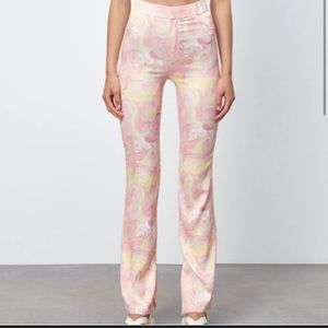 Zara Funky swirl print pants